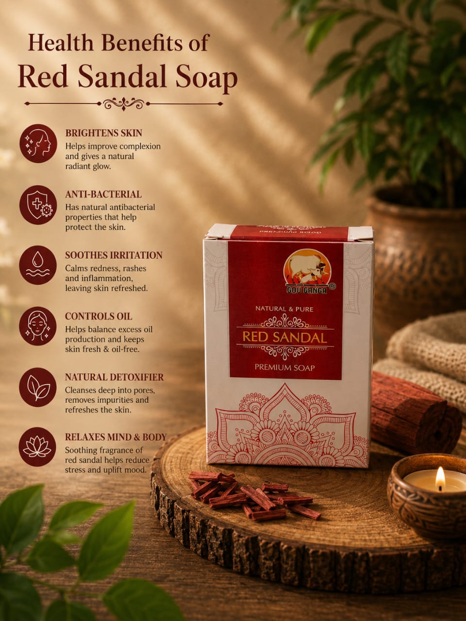Red Sandal soap