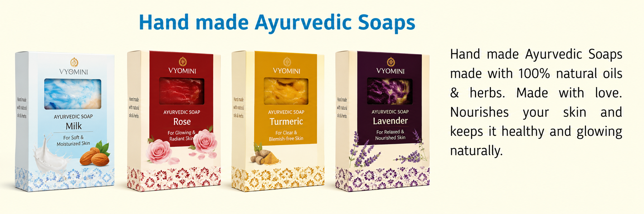 Hand made Ayurvedic Soaps
