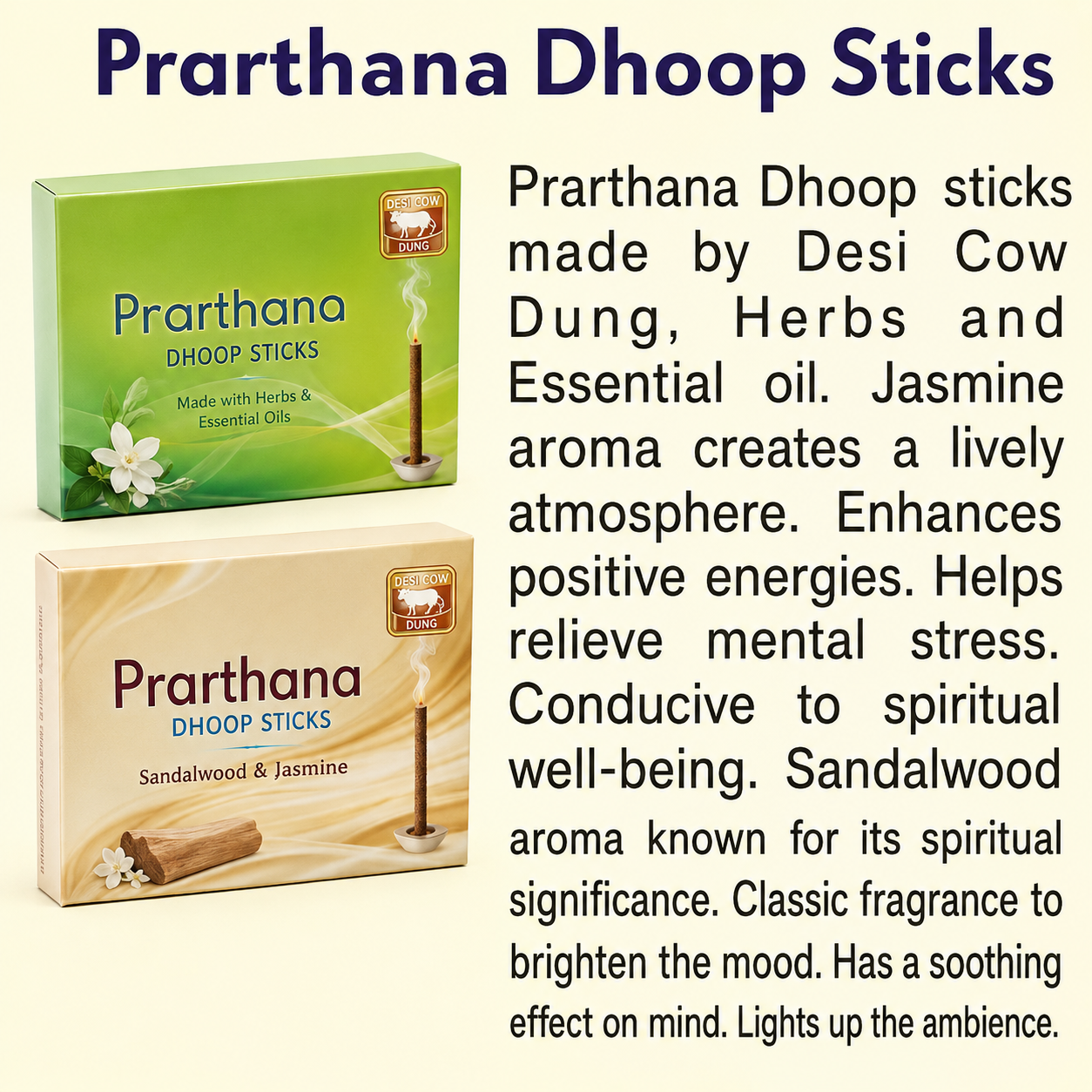 Prarthana Dhoop Sticks - Sandalwood