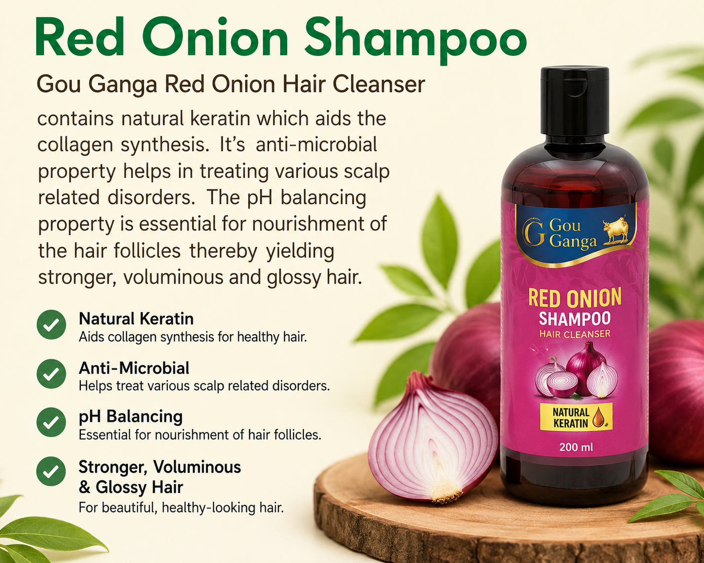 Red Onion Shampoo